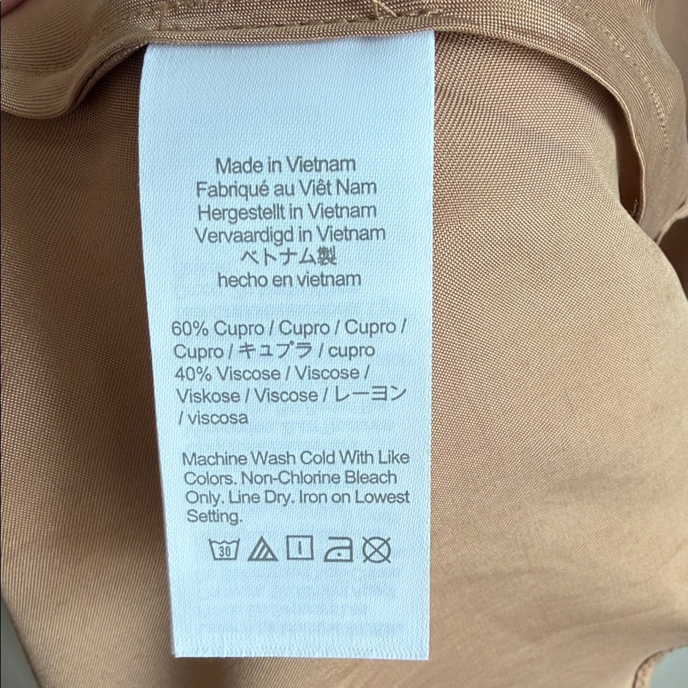 Slip Dress in Camel - Women - Picture 8 of 8